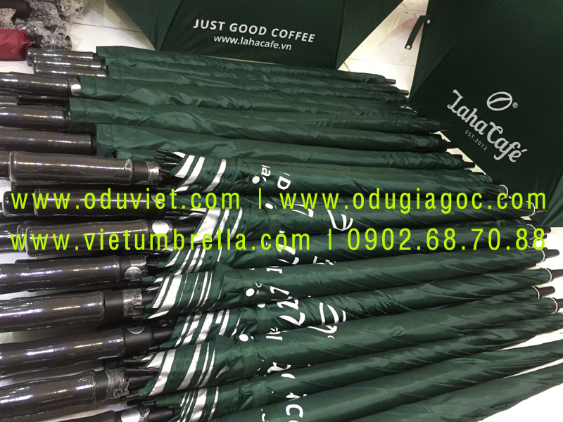 xưởng sản xuất ô dù cầm tay in logo quảng cáo